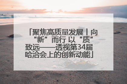 聚焦高质量发展丨向“新”而行 以“质”致远——透视第34届哈洽会上的创新动能