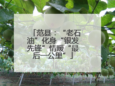 范县：“老石油”化身“银发先锋”情暖“最后一公里”