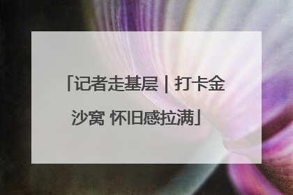 记者走基层｜打卡金沙窝 怀旧感拉满