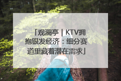 观澜亭｜KTV拥抱银发经济：细分赛道里藏着潜在需求
