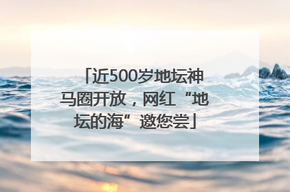 近500岁地坛神马圈开放，网红“地坛的海”邀您尝