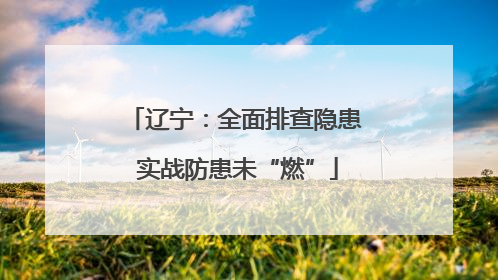 辽宁：全面排查隐患 实战防患未“燃”