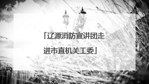 辽源消防宣讲团走进市直机关工委