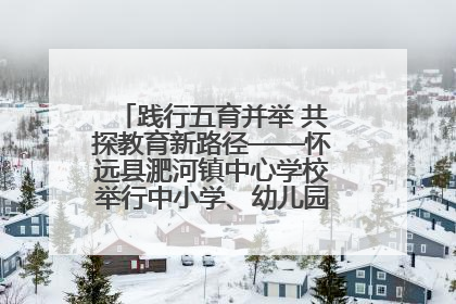 践行五育并举 共探教育新路径——怀远县淝河镇中心学校举行中小学、幼儿园班主任论坛活动