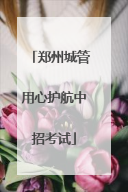 郑州城管用心护航中招考试