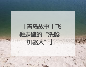 青岛故事丨飞檐走壁的“洗舱机器人”