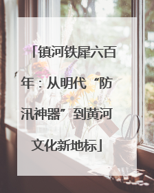 镇河铁犀六百年：从明代“防汛神器”到黄河文化新地标