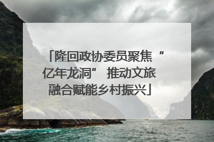 隆回政协委员聚焦“亿年龙洞” 推动文旅融合赋能乡村振兴