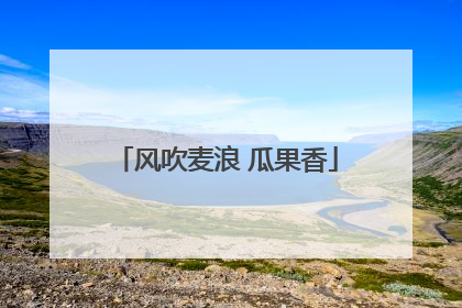 风吹麦浪 瓜果香