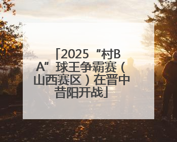 2025“村BA”球王争霸赛（山西赛区）在晋中昔阳开战